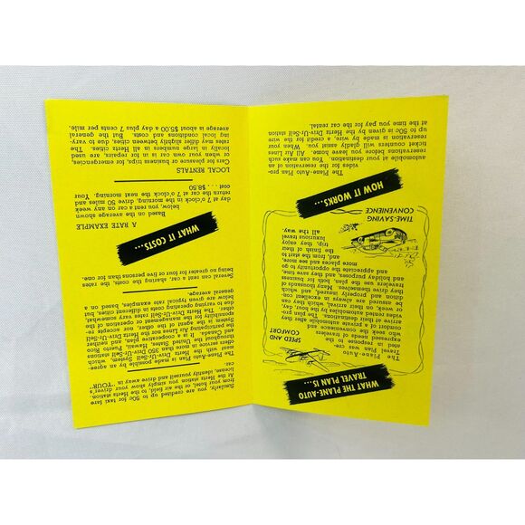 COMPLETE Vintage 1948 United Airline MAINLINER Flight Information Luggage More - Picture 7 of 11